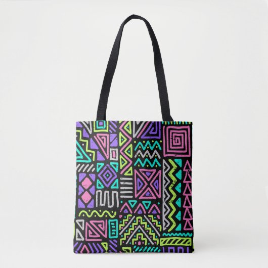 seamless pattern with abstract lines. geometric a tasche (Vorderseite)