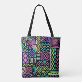  seamless pattern with abstract lines. geometric a tasche (Rückseite)