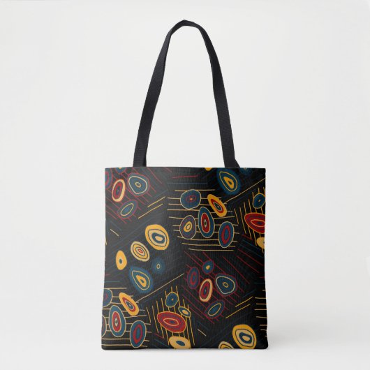 Seamless pattern with abstract modern doodles. Bri Tasche (Vorderseite)