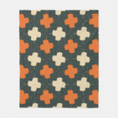 Seamless pattern with bright geometric elements on fleecedecke (Vorderseite)