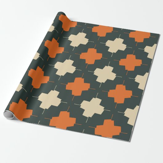 Seamless pattern with bright geometric elements on geschenkpapier (Ungerollt)