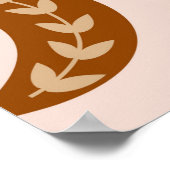 seamless pattern with celestie eye, moon, sun poster (Ecke)