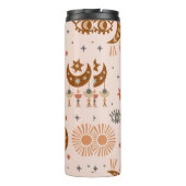 seamless pattern with celestie eye, moon, sun thermosbecher (Rückseite)