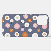 Seamless pattern with Christmas balls on a dark ba Case-Mate iPhone Hülle (Rückseite (Horizontal))