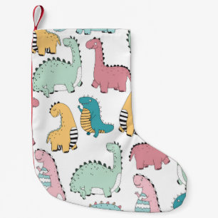 seamless pattern with cute colored, bright, pink,  kleiner weihnachtsstrumpf