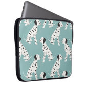 Seamless pattern with cute dalmatian laptopschutzhülle (Vorne Rechts)