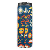 Seamless pattern with different kinds of microorga thermosbecher (Rückseite)