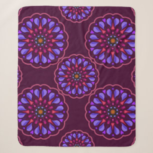 Seamless pattern with ethnic mandala art ornament. sherpadecke