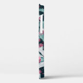 Seamless pattern with eucalyptus leaves and flower Case-Mate iPhone hülle (Rückseite / Links)