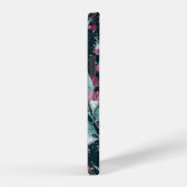 Seamless pattern with eucalyptus leaves and flower iPhone hülle (Rechte Seite)