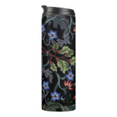 Seamless pattern with flowers in art deco style. M Thermosbecher (Nach rechts gedreht)