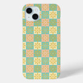 Seamless pattern with geometric floral motifs Case-Mate iPhone hülle (Rückseite)