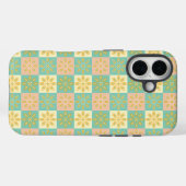 Seamless pattern with geometric floral motifs Case-Mate iPhone hülle (Rückseite (Horizontal))
