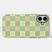 Seamless pattern with geometric floral motifs Case-Mate iPhone hülle (Rückseite (Horizontal))