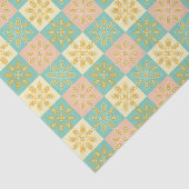 Seamless pattern with geometric floral motifs seidenpapier (Ausschnitt)