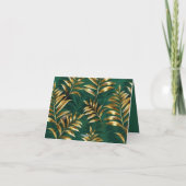 Seamless pattern with golden ferns (Rückseite)