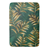 Seamless pattern with golden ferns badematte (Vorderseite Vertikal)
