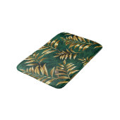 Seamless pattern with golden ferns badematte (Schrägansicht)