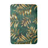 Seamless pattern with golden ferns badematte (Vorderseite Vertikal)