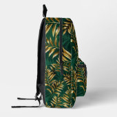 Seamless pattern with golden ferns bedruckter rucksack (Links)
