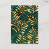 Seamless pattern with golden ferns begleitkarte (Vorderseite)
