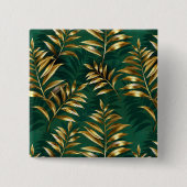 Seamless pattern with golden ferns button (Vorderseite)