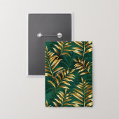 Seamless pattern with golden ferns button (Vorderseite/Rückseite)