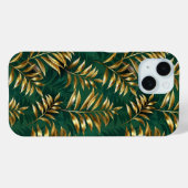 Seamless pattern with golden ferns Case-Mate iPhone hülle (Rückseite (Horizontal))