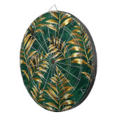 Seamless pattern with golden ferns dartscheibe (Vorderseite rechts)