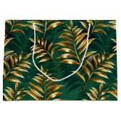 Seamless pattern with golden ferns große geschenktüte (Vorderseite)