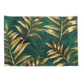 Seamless pattern with golden ferns kissenbezug (Rückseite-Rechts)