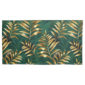 Seamless pattern with golden ferns kissenbezug (Vorderseite-Links)