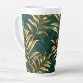 Seamless pattern with golden ferns milchtasse (Linke Ecke)