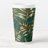 Seamless pattern with golden ferns milchtasse (Vorderseite)
