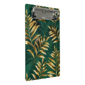 Seamless pattern with golden ferns mini klemmbrett (Schrägansicht)