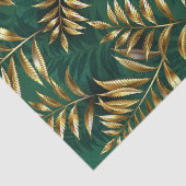 Seamless pattern with golden ferns seidenpapier (Ausschnitt)