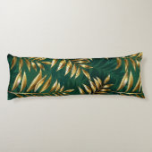 Seamless pattern with golden ferns seitenschläferkissen (Rückseite)