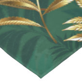 Seamless pattern with golden ferns tischdecke (Schrägansicht)