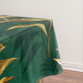 Seamless pattern with golden ferns tischdecke (Beispiel)