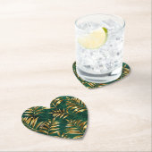 Seamless pattern with golden ferns untersetzer (Vor Ort)