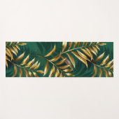 Seamless pattern with golden ferns yogamatte (Vorderseite (Horizontal))
