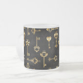 Seamless Pattern with Golden Keys Mattglastasse (Vorderseite Links)