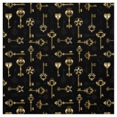 Seamless Pattern with Golden Keys Stoff (Muster)