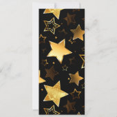 Seamless pattern with Golden Stars Ankündigung (Vorderseite)