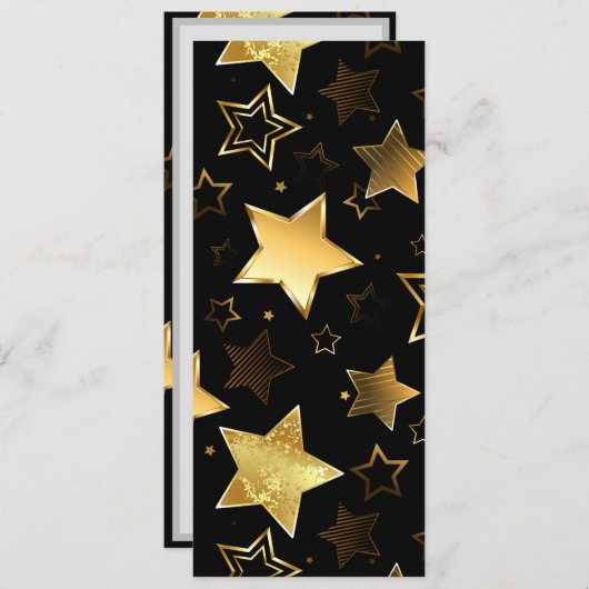 Seamless pattern with Golden Stars Programm (Vorne/Hinten)