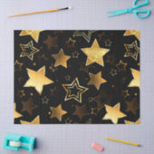 Seamless pattern with Golden Stars Seidenpapier (Basteln)