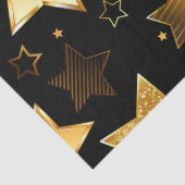 Seamless pattern with Golden Stars Seidenpapier (Detail)