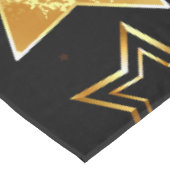 Seamless pattern with Golden Stars Tischdecke (Schrägansicht)
