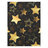 Seamless pattern with Golden Stars Tischdecke (Vorderseite)