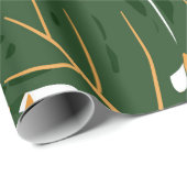 Seamless Pattern with Hawaiian Rainforest. Retro C Geschenkpapier (Rolleneckpunkt)